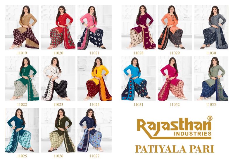 Rajasthan Patiyala Pari 11 Designer Regular Wear Printed Cotton Dress Material